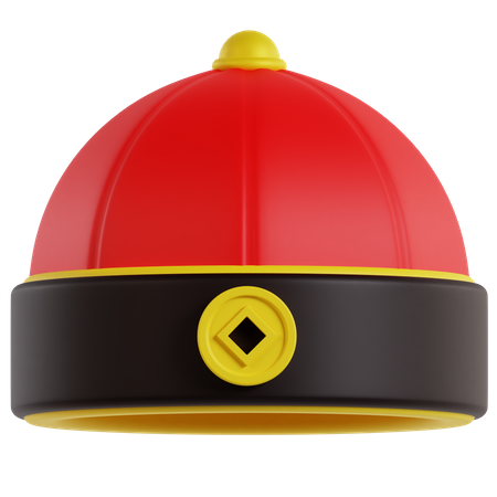 Chinesischer hut  3D Icon