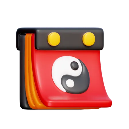 Chinesischer Kalender  3D Icon