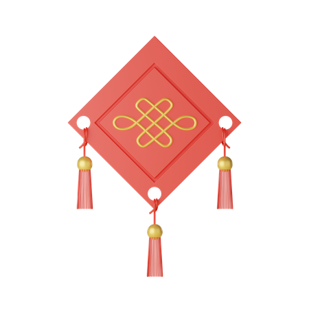 Chinesischer Knoten  3D Icon