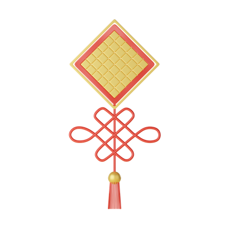 Chinesischer Knoten  3D Icon