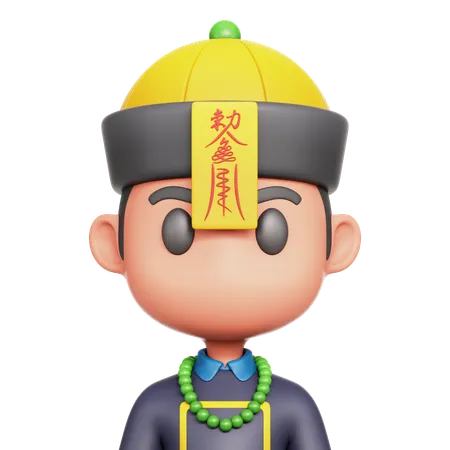 Chinesischer Vampir  3D Icon