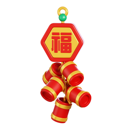 Chinesisches feuerwerk  3D Icon