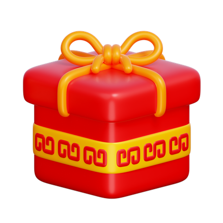 Chinesisches Geschenk  3D Icon