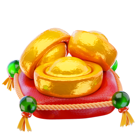 Chinesisches Gold  3D Icon