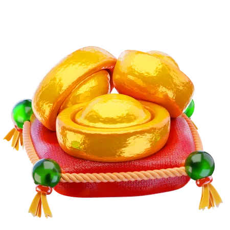 Chinesisches Gold  3D Icon