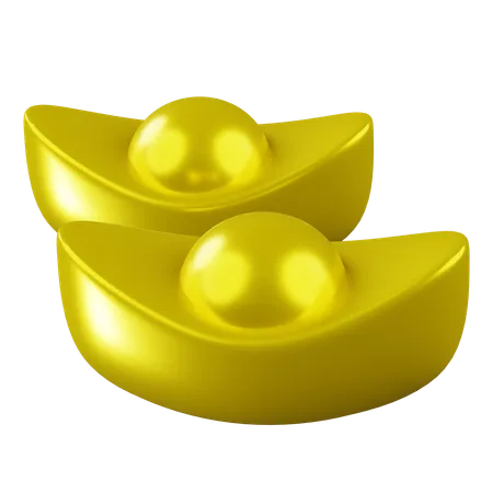 Chinesisches Gold  3D Icon