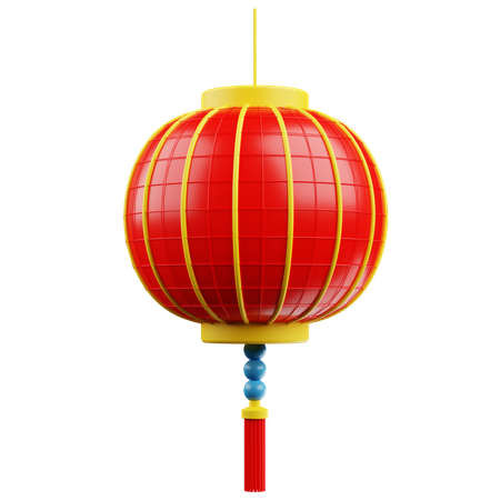 Chinesischer Lampion  3D Illustration