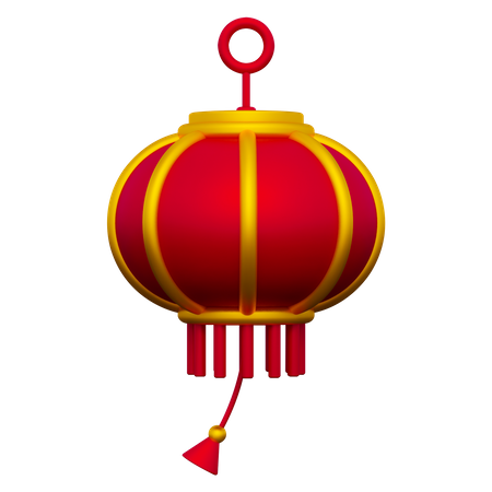 Chinesischer Lampion  3D Icon