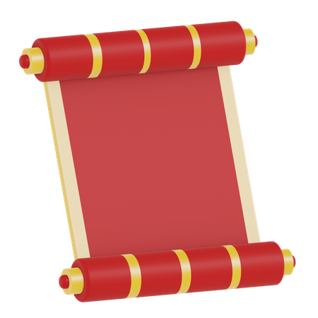 Chinesisches rollenpapier  3D Icon