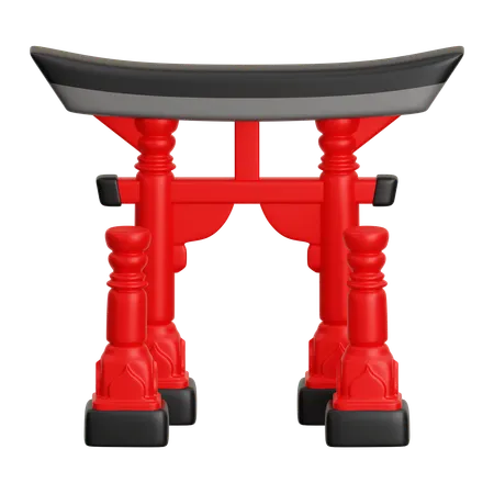 Chinesisches tor  3D Icon