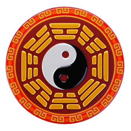 Chinesisches Trigramm  3D Icon