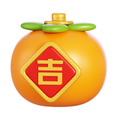 Naranja china  3D Icon