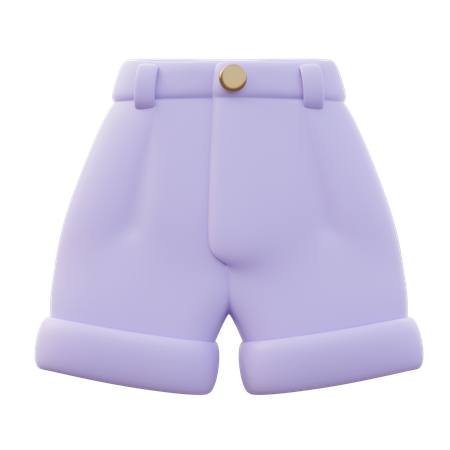 Short chino femme  3D Icon