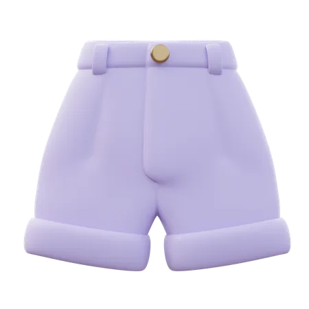 Short chino femme  3D Icon