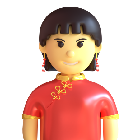 Chinois  3D Icon