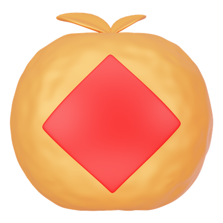 Orange chinoise  3D Icon