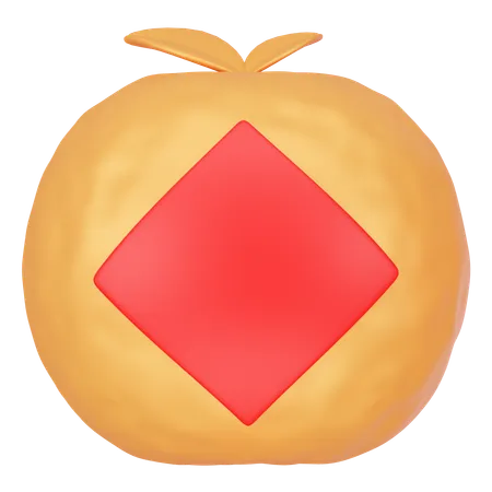 Orange chinoise  3D Icon