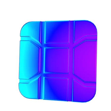 Chip  3D Icon