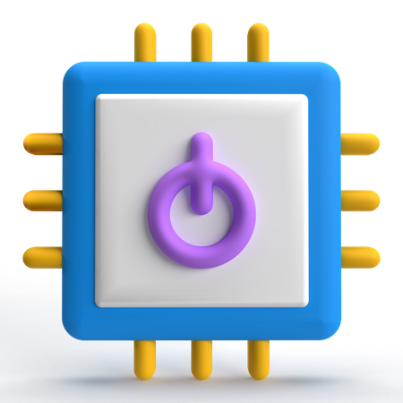 チップ  3D Icon