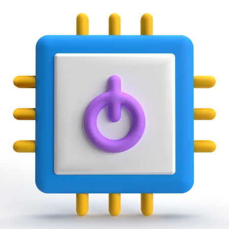 チップ  3D Icon