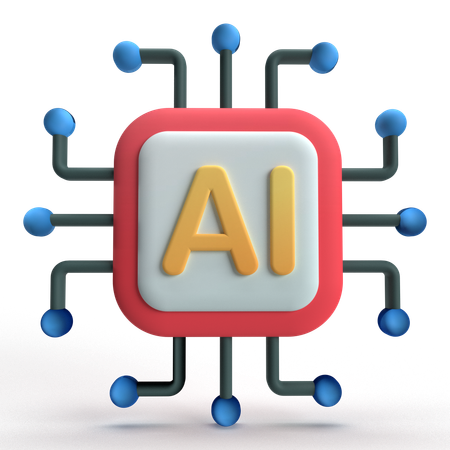 Chip  3D Icon