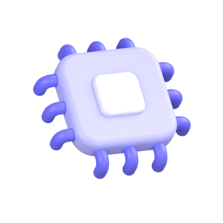 Chip  3D Icon