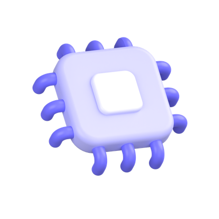 Chip  3D Icon