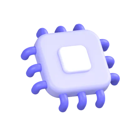 Chip  3D Icon