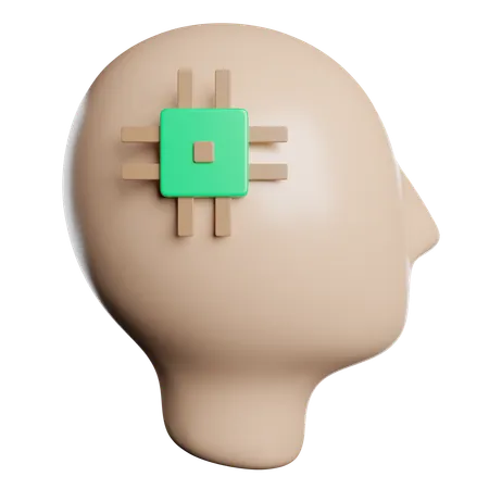 Chip  3D Icon