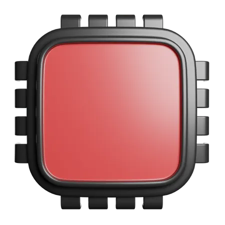 Chip  3D Icon