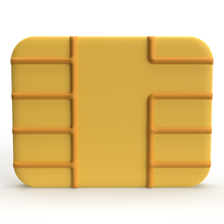 Chip  3D Icon