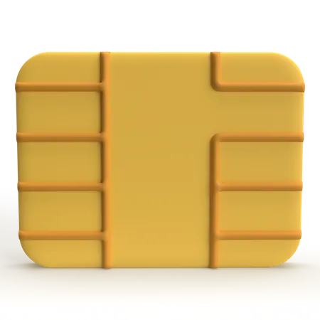 Chip  3D Icon