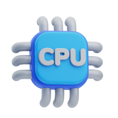 Chip  3D Icon