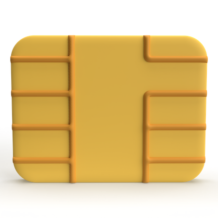 Chip  3D Icon