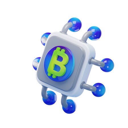 Chip  3D Icon