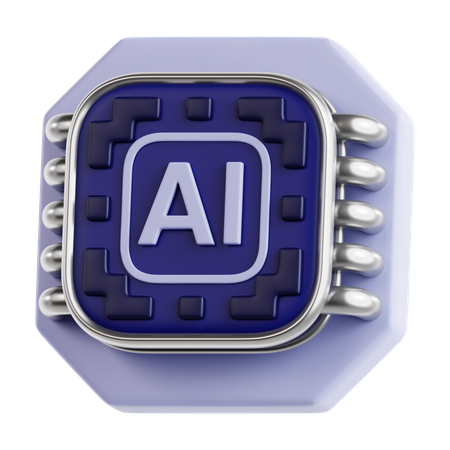 Chip  3D Icon