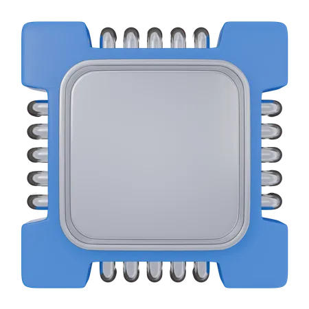 Chip de IA  3D Icon