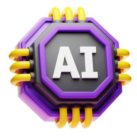 Chip Ai  3D Icon
