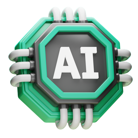 Chip Ai  3D Icon