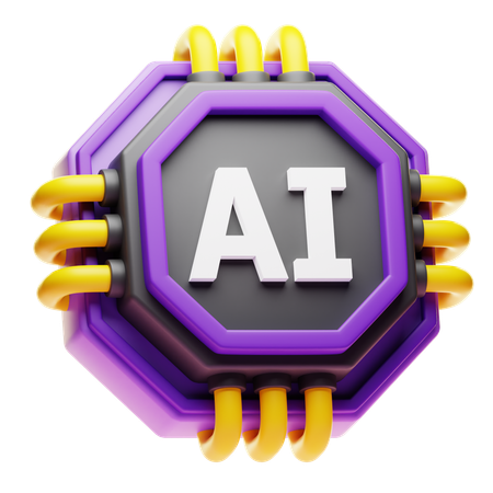 Chip Ai  3D Icon