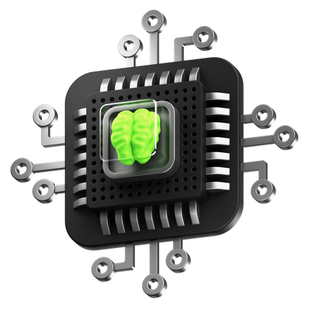 Chip Board  3D Icon