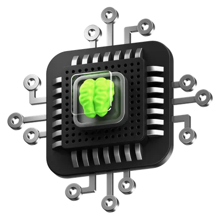Chip Board  3D Icon