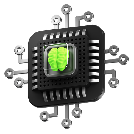 Chip Board  3D Icon
