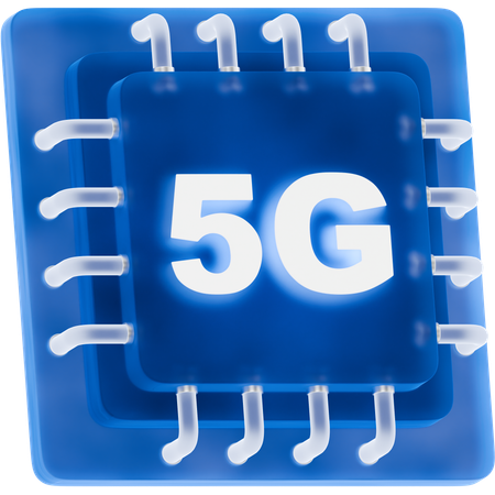 Chip de 5 g  3D Icon