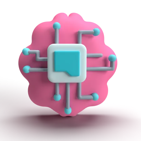 Chip de automação  3D Icon