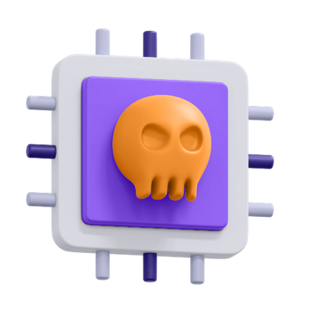 Chip de error  3D Icon