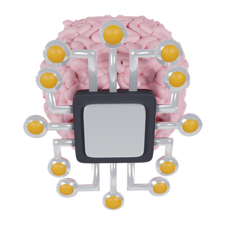Chip mental  3D Icon