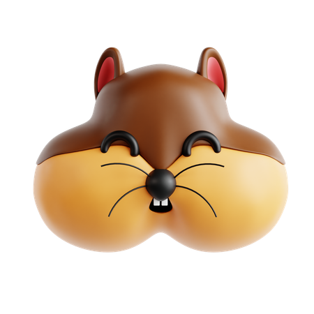 Chipmunk  3D Icon