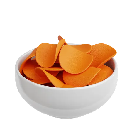 Chips  3D Icon