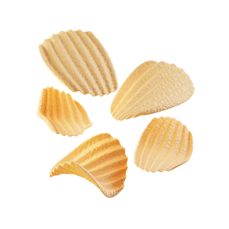 Chips  3D Icon